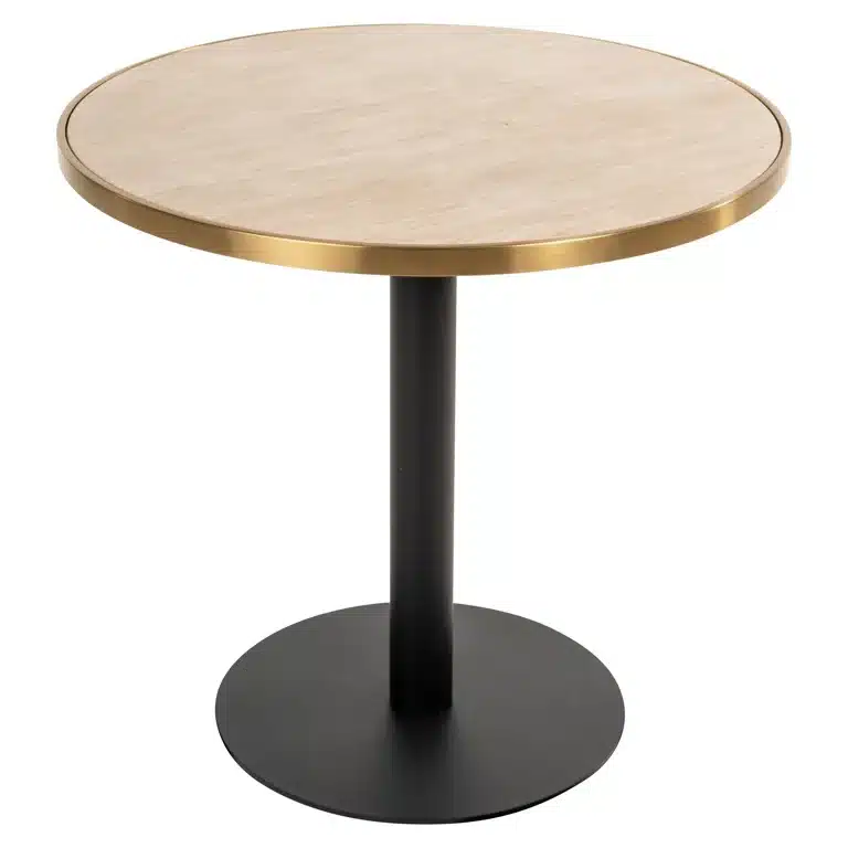 Richmond Interiors bartafel Brazza 80 cm imitatiemarmer