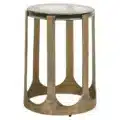 Richmond Interiors bijzettafel Rixo 37x37x52 cm aluminium goud