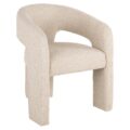 Richmond Interiors eetkamerstoel Belle met arm biscotti