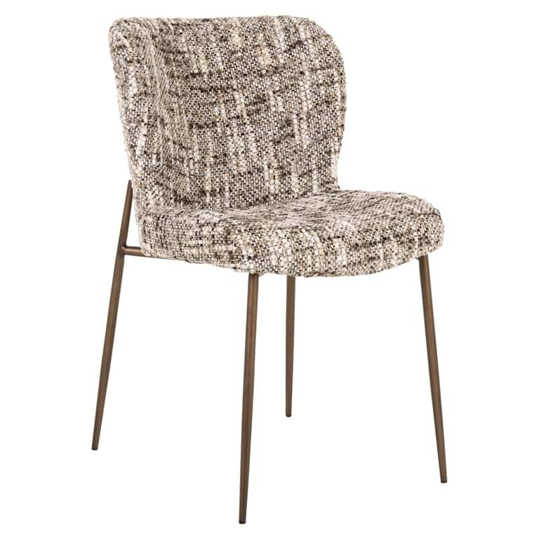 Richmond Interiors eetkamerstoel Odarby bruin (Set van 2)