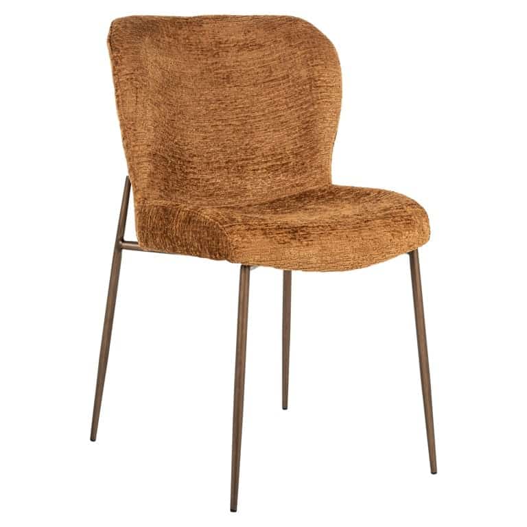Richmond Interiors eetkamerstoel Odarby cognac (Set van 2)