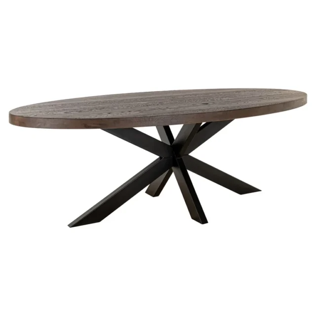 Richmond Interiors eettafel Watson 300 cm bruin eiken