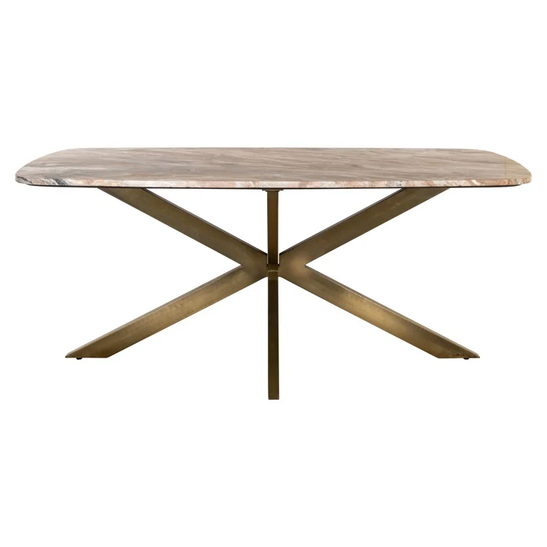 Richmond Interiors eettafel deens ovaal Bottega 190 cm marmer