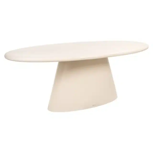 Richmond Interiors indoor outdoor eettafel Urban Bloom 220 cm ovaal sandstone