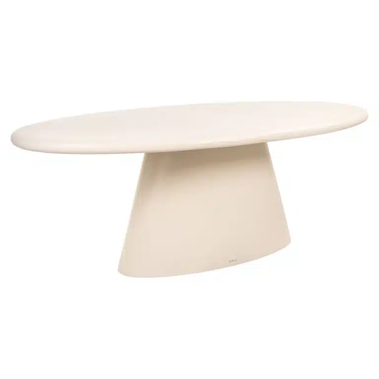 Richmond Interiors indoor outdoor eettafel Urban Bloom 220 cm ovaal sandstone