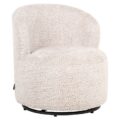 Richmond Interiors kinder draaifauteuil Jackie cream