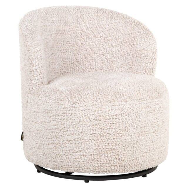 Richmond Interiors kinder draaifauteuil Jackie cream