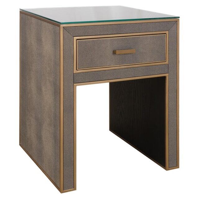 Richmond Interiors nachtkastje Bloomville 51x42x66 cm eiken