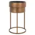 Richmond Interiors plantenbak Chadd 45x45x72,5 cm goud