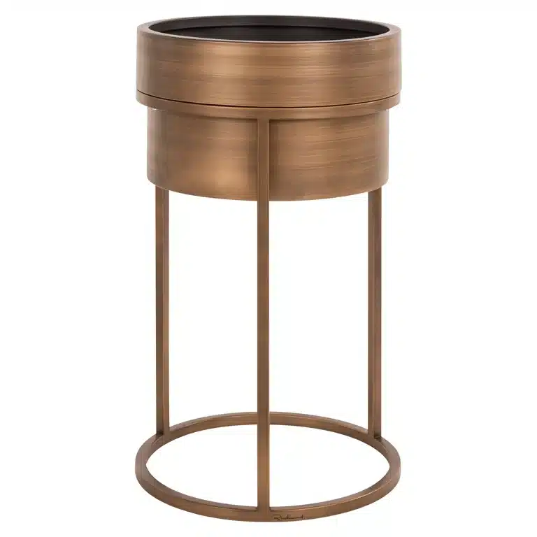 Richmond Interiors plantenbak Chadd 45x45x72,5 cm goud