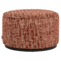 Richmond Interiors poef Lexie 70Ø rood