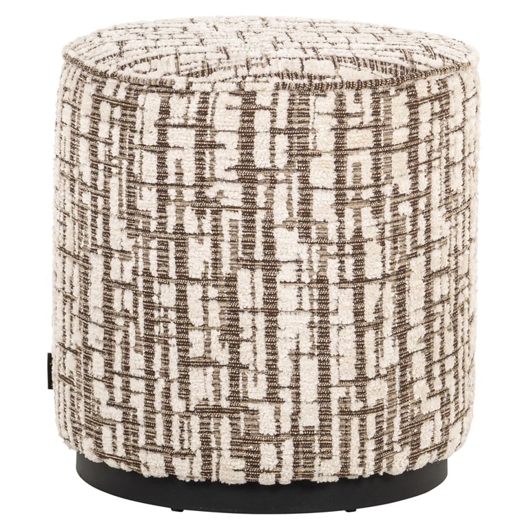 Richmond Interiors poef Lexie creme