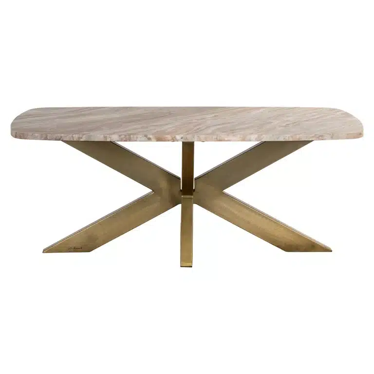 Richmond Interiors salontafel Bottega 120x60x47 cm marmer