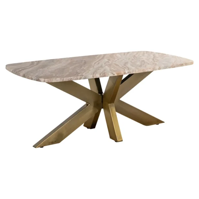 Richmond Interiors salontafel Bottega 120x60x47 cm marmer