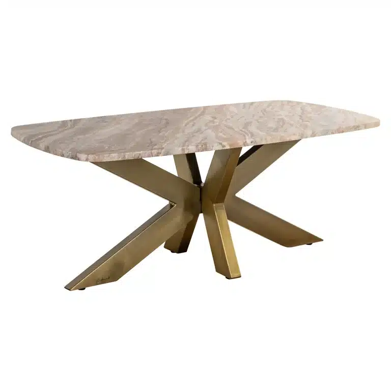 Richmond Interiors salontafel Bottega 120x60x47 cm marmer