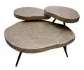 Richmond Interiors salontafel Symba 76x64x34 cm (Set van 2)
