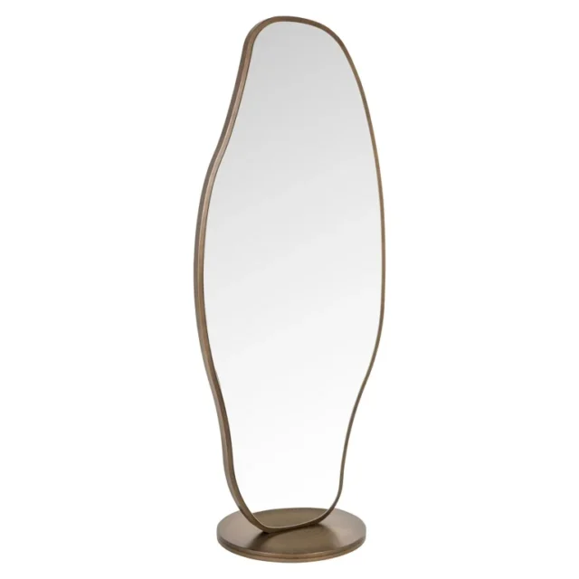 Richmond Interiors spiegel Jalyce 80x55x192 cm geborsteld goud