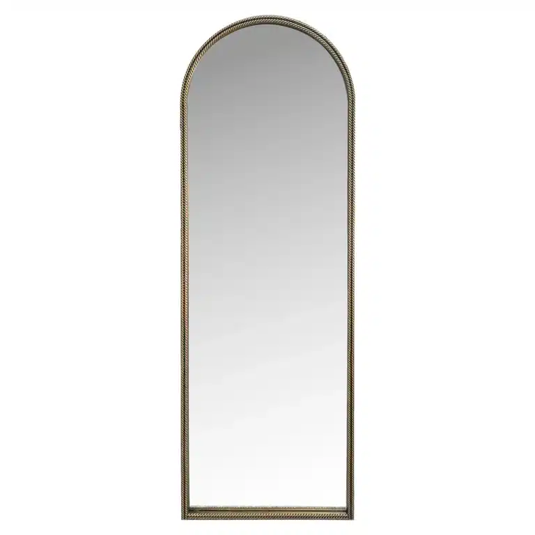 Richmond Interiors spiegel Laurine met standaard 56x3,5x175 cm goud