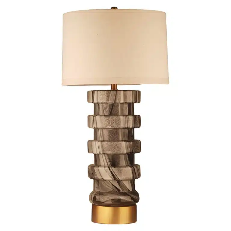 Richmond Interiors tafellamp 43x43x83 cm Jaylee glas