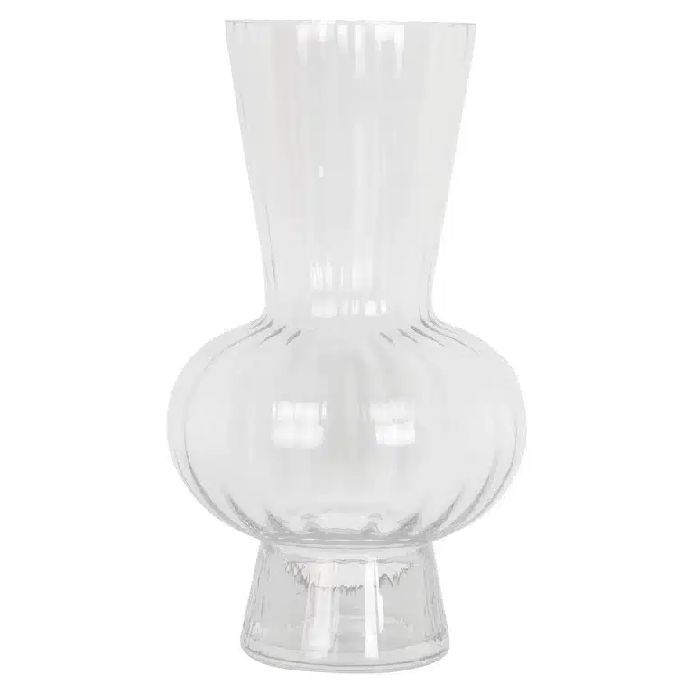 Richmond Interiors vaas 26x26x45 cm Kyan glas