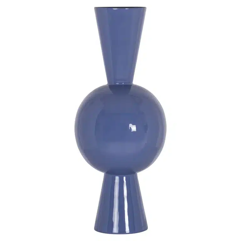 Richmond Interiors vaas 30x30x74 cm Arliss blauw