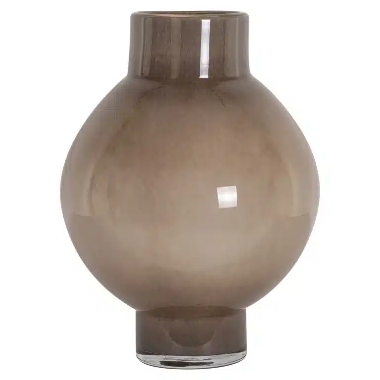 Richmond Interiors vaas 31x31x41 cm Celina groot glas bruin