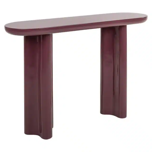 Richmond Interiors wandtafel Sunny 120x35x80 cm burgundy