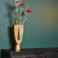 Starfurn Vaas Fin | L | Antiek goud