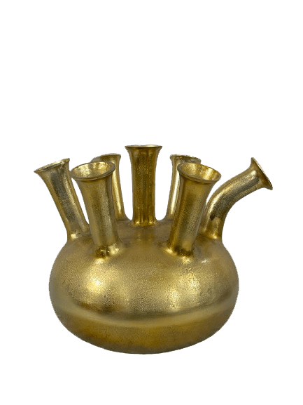 Starfurn Vaas Seven Way 35 Cm Antiek Goud