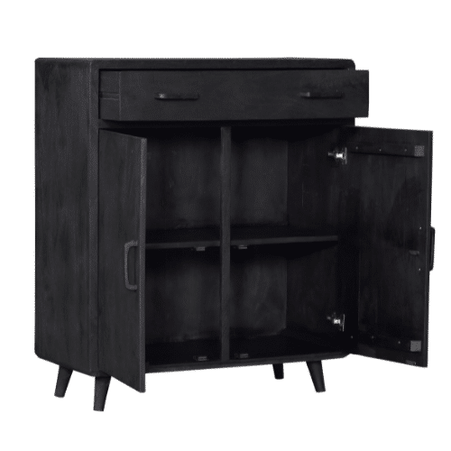 Starfurn Kabinet Kast Omaha Black 100 Cm