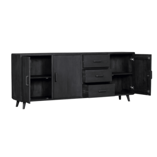 Starfurn Dressoir Omaha Black 220 Cm