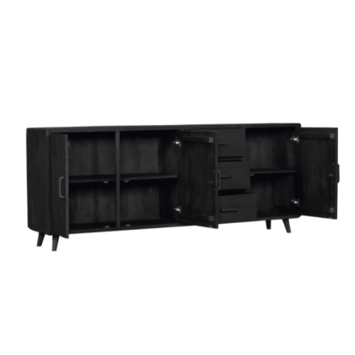 Starfurn Dressoir Omaha Black 220 Cm