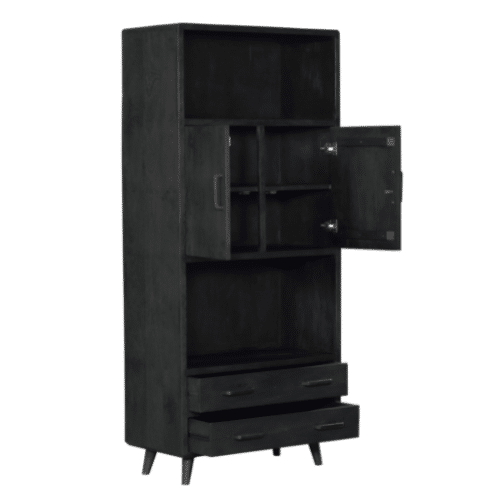 Starfurn Boekenkast Omaha Black 90 Cm