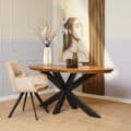 Starfurn Eettafel Brandy | 160 cm | Ovaal
