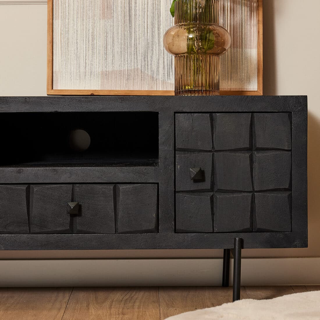 Starfurn Tv Meubel Brandy Black 120 Cm