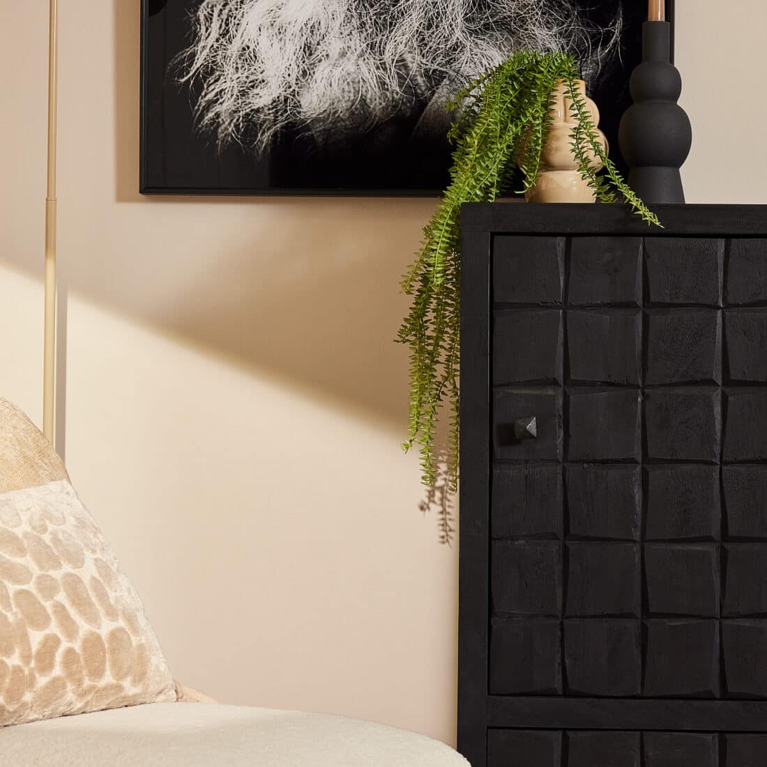 Starfurn Kabinet Kastje Brandy Black 60 Cm