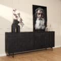 Starfurn Dressoir Brandy Black | 220 cm