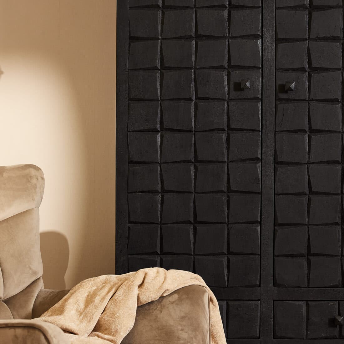 Starfurn Kabinet Brandy Black 100 Cm