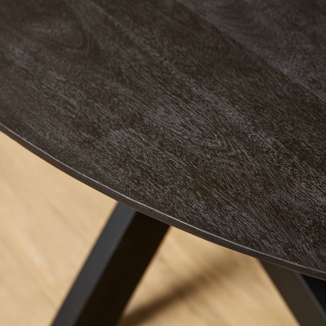 Starfurn Eettafel Brandy Black 160 Cm Ovaal
