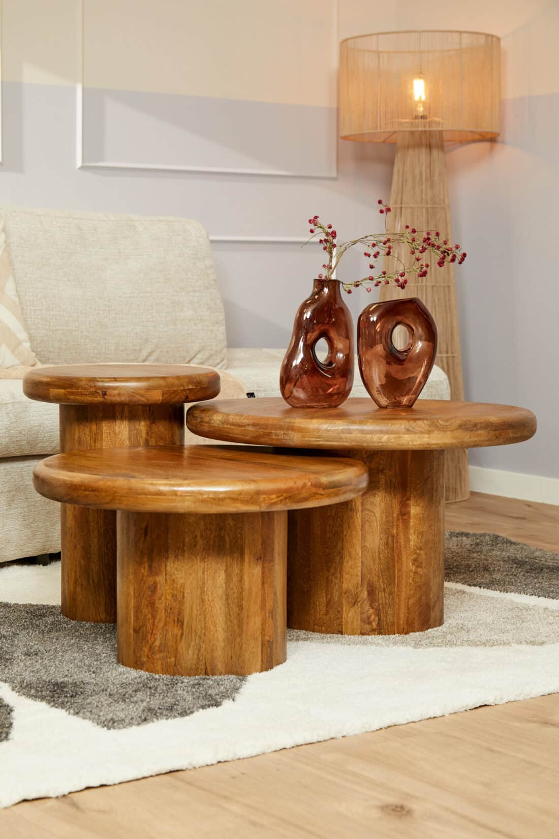 Starfurn Salontafel Maya 70 Cm Set Van 3