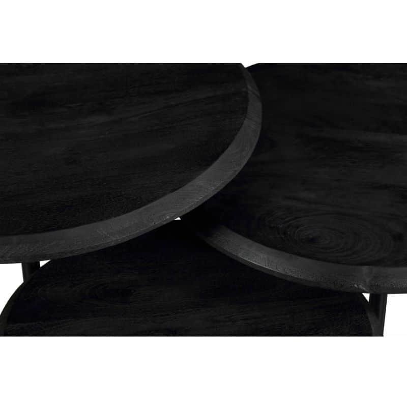 Starfurn Salontafel Ohio Black 70 Cm Set Van 3