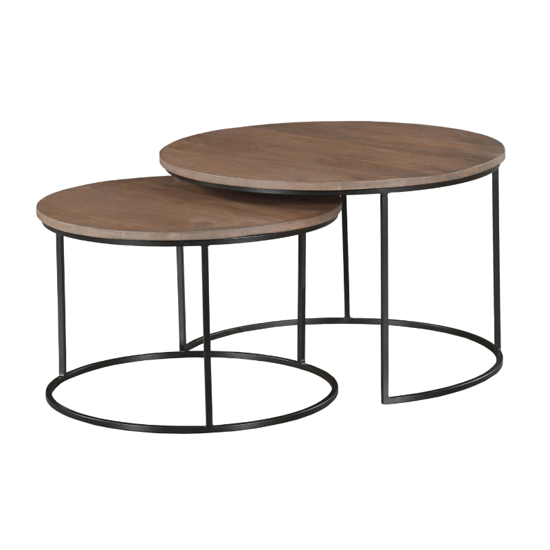 Starfurn Salontafel Madison Walnut 70 Cm Set Van 2