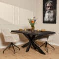 Starfurn Boomstamtafel Boston Black | 160 cm