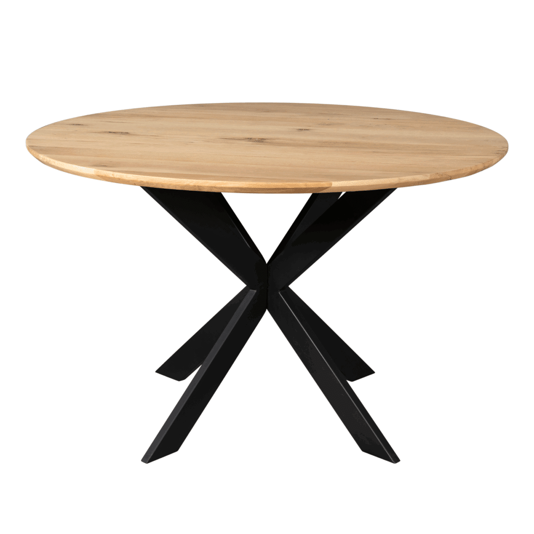 Starfurn Eiken Eettafel Ferris Rond 130 Cm Naturel