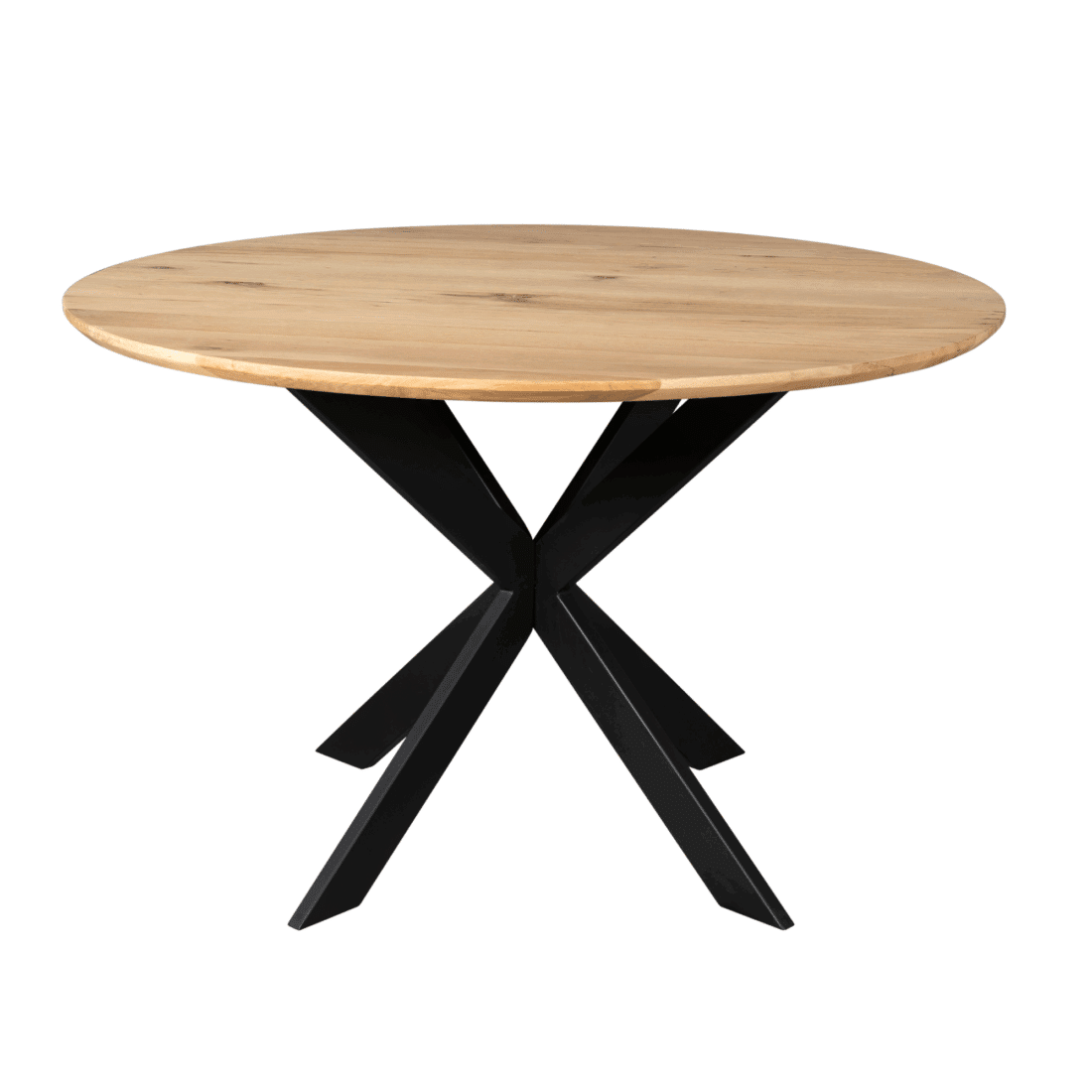 Starfurn Eiken Eettafel Ferris Rond 150 Cm Naturel