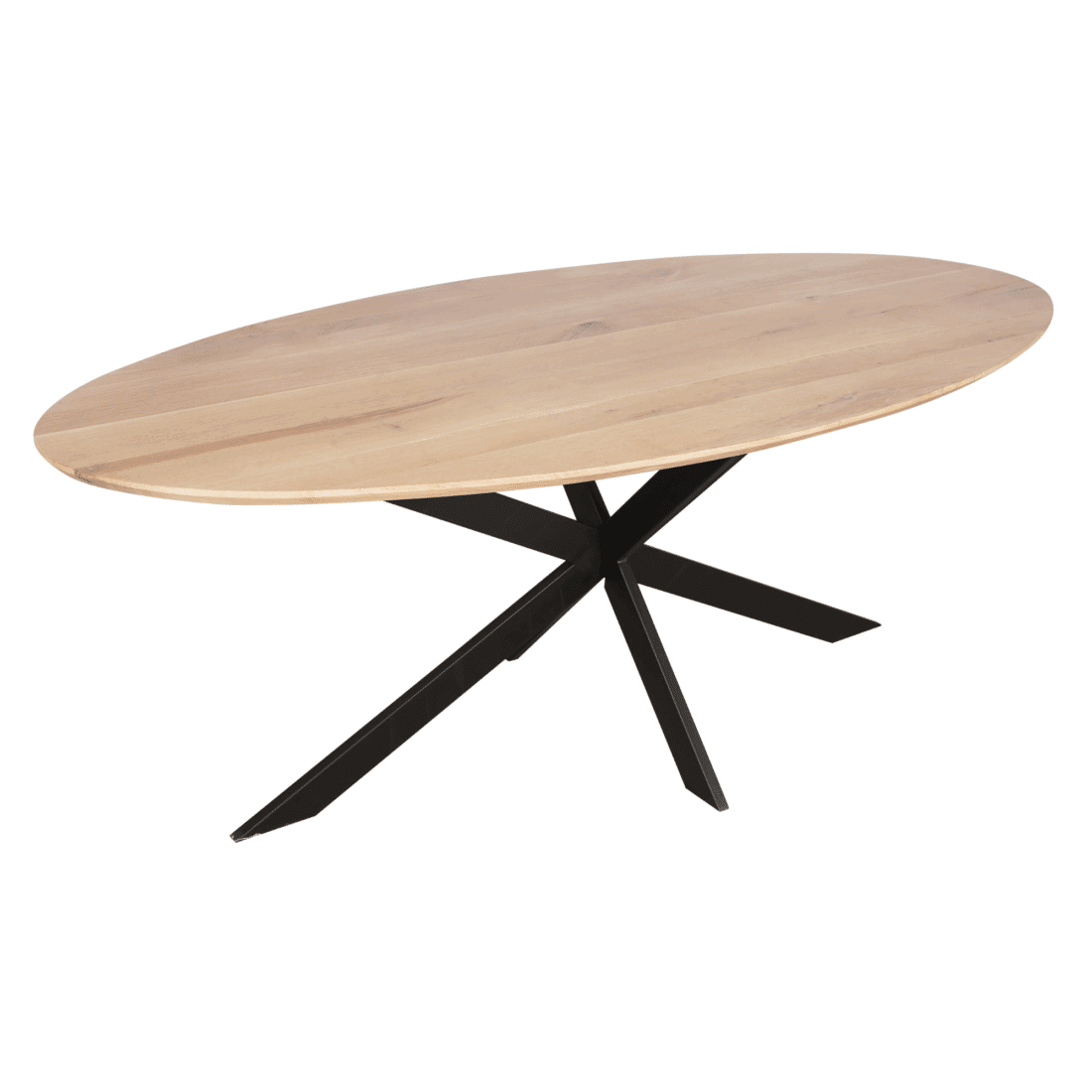 Starfurn Eiken Eettafel Ferris Ovaal 210 Cm Naturel