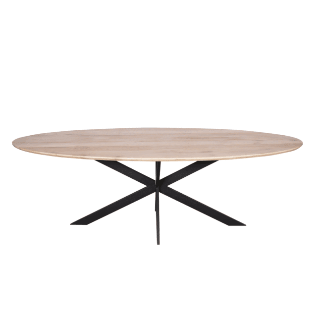Starfurn Eiken Eettafel Ferris Ovaal 210 Cm Naturel