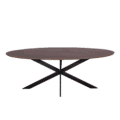 Starfurn Eiken eettafel Ferris | Ovaal 210 cm | Walnoot