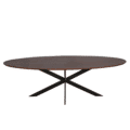 Starfurn Eiken eettafel Ferris | Ovaal 240 cm | Walnoot
