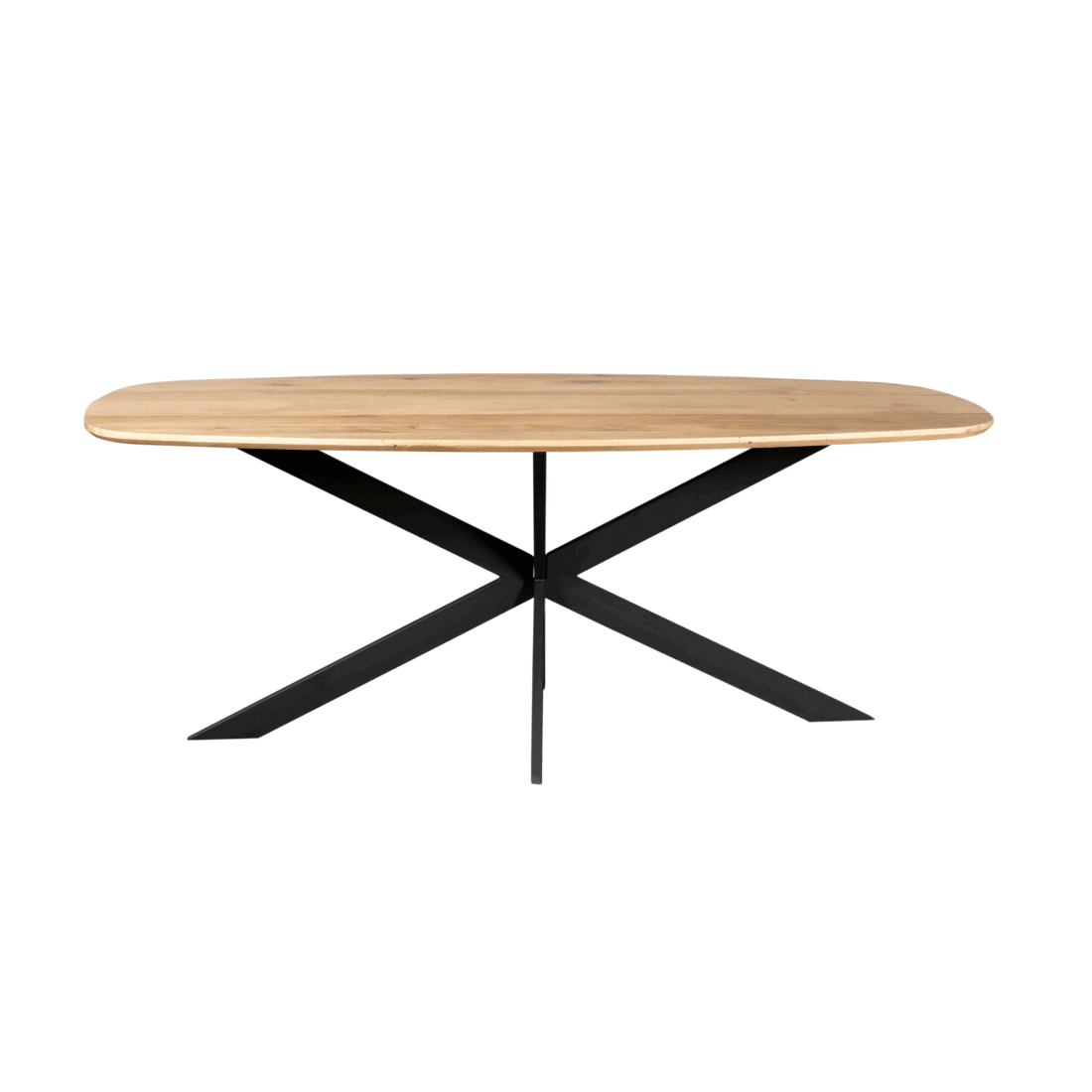 Starfurn Eiken Eettafel Ferris Deens Ovaal 200 Cm Naturel